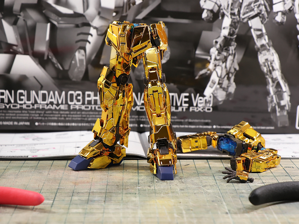 RG ユニコーンガンダム3号機 フェネクス（ナラティブVer.） 製作（２