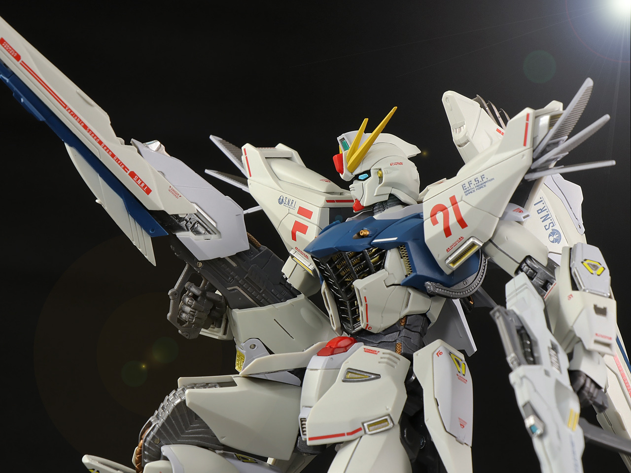 METAL BUILD ガンダムF91 CHRONICLE WHITE Ver.ABSPVCダイキャスト製