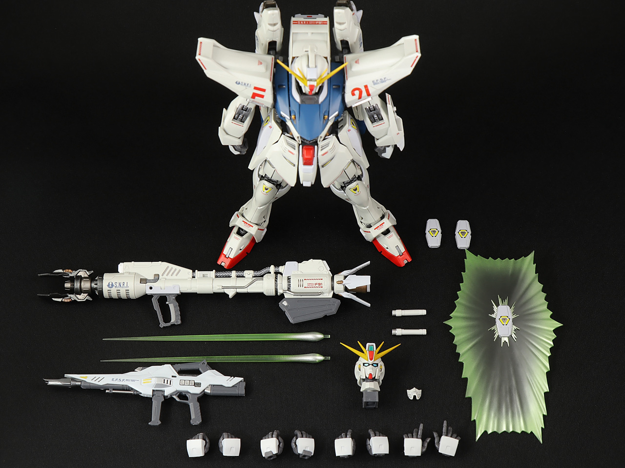 METAL BUILD ガンダムF91 CHRONICLE WHITE Ver. レビュー