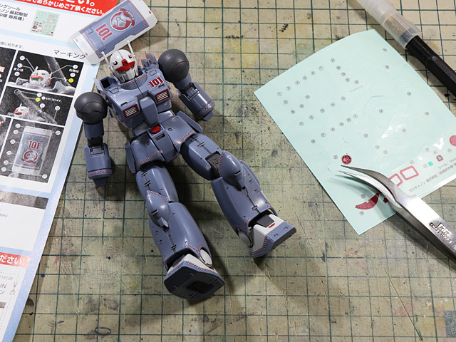 HG ガンキャノン最初期型（鉄騎兵中隊 隊長機） 劇場限定 製作（４