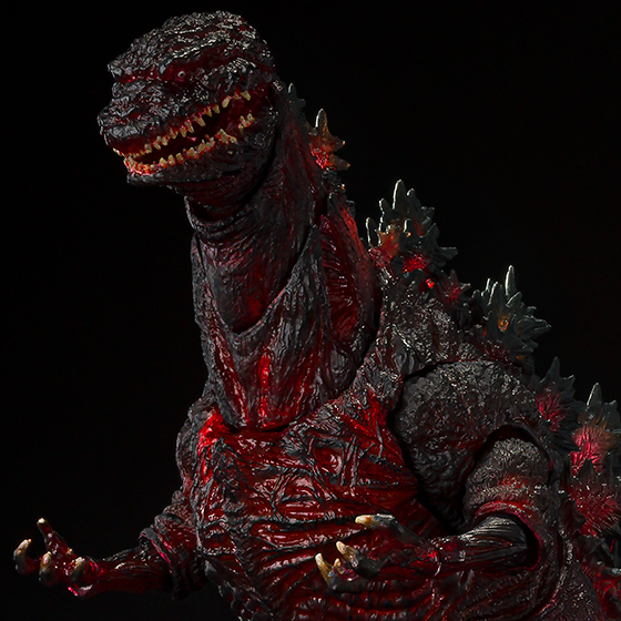 11月1日予約開始】 「S.H.MonsterArts ゴジラ (2016) 第4形態 夜間戦闘 ...