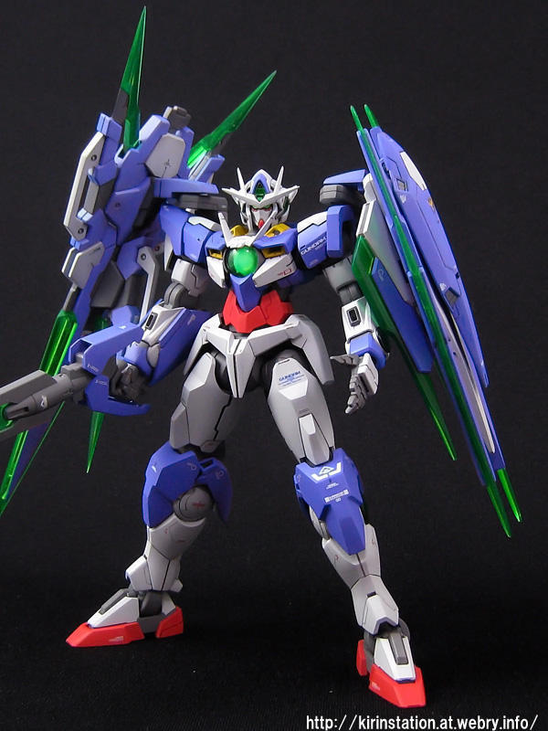 HG「ダブルオークアンタ GNソードIVフルセイバー」塗装