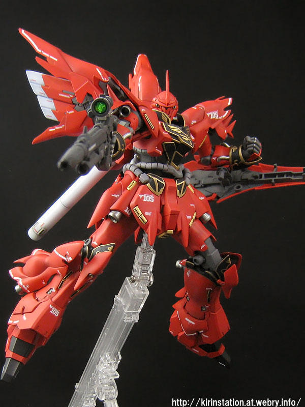 HGUC シナンジュ 塗装済み製作完成: KirinStation HGUC シナンジュ 塗装済み製作完成: KirinStation