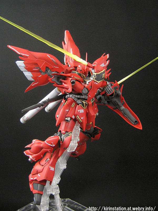 HGUC シナンジュ 塗装済み製作完成: KirinStation HGUC シナンジュ 塗装済み製作完成: KirinStation
