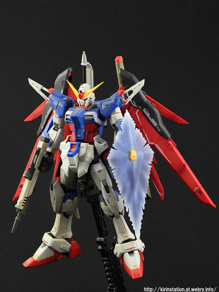 SEED RG デスティニーガンダム ガンプラ メタリック塗装 パール塗装 完成-