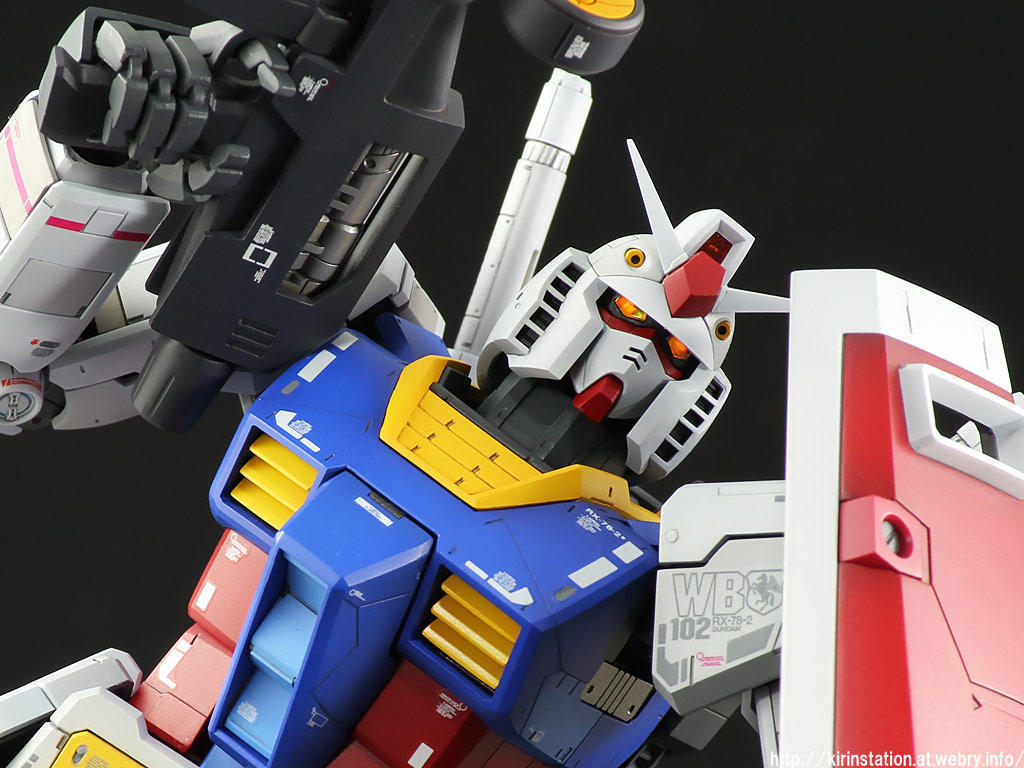 MG RX-78-2 ガンダム Ver.3.0 ＋拡張セット 完成: KirinStation