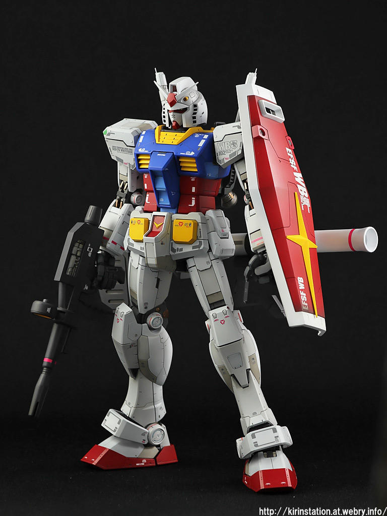 MG RX-78-2 ガンダム Ver.3.0 ＋拡張セット 完成: KirinStation