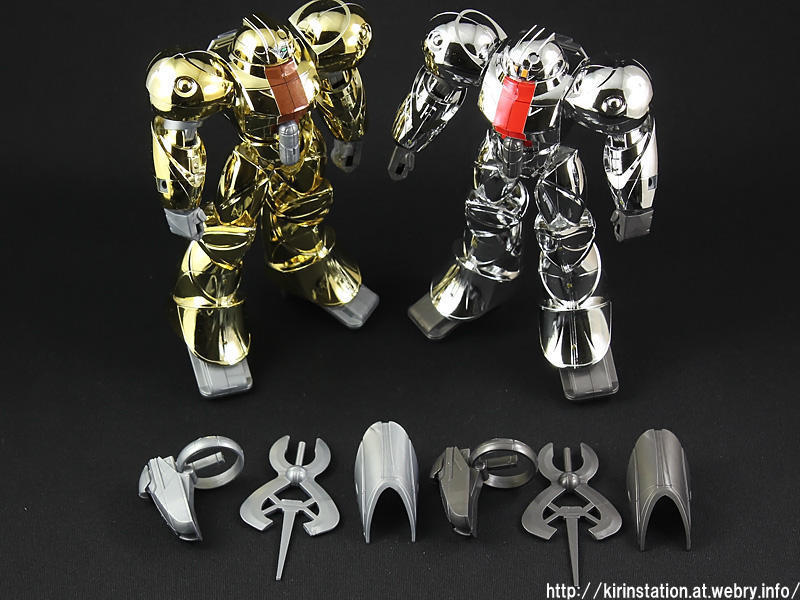 1/144 モビルスモー ゴールドメッキタイプ＆シルバーメッキ