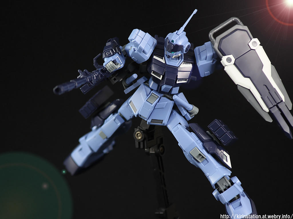 HGUC ペイルライダー（陸戦重装備仕様） 素組みレビュー: KirinStation