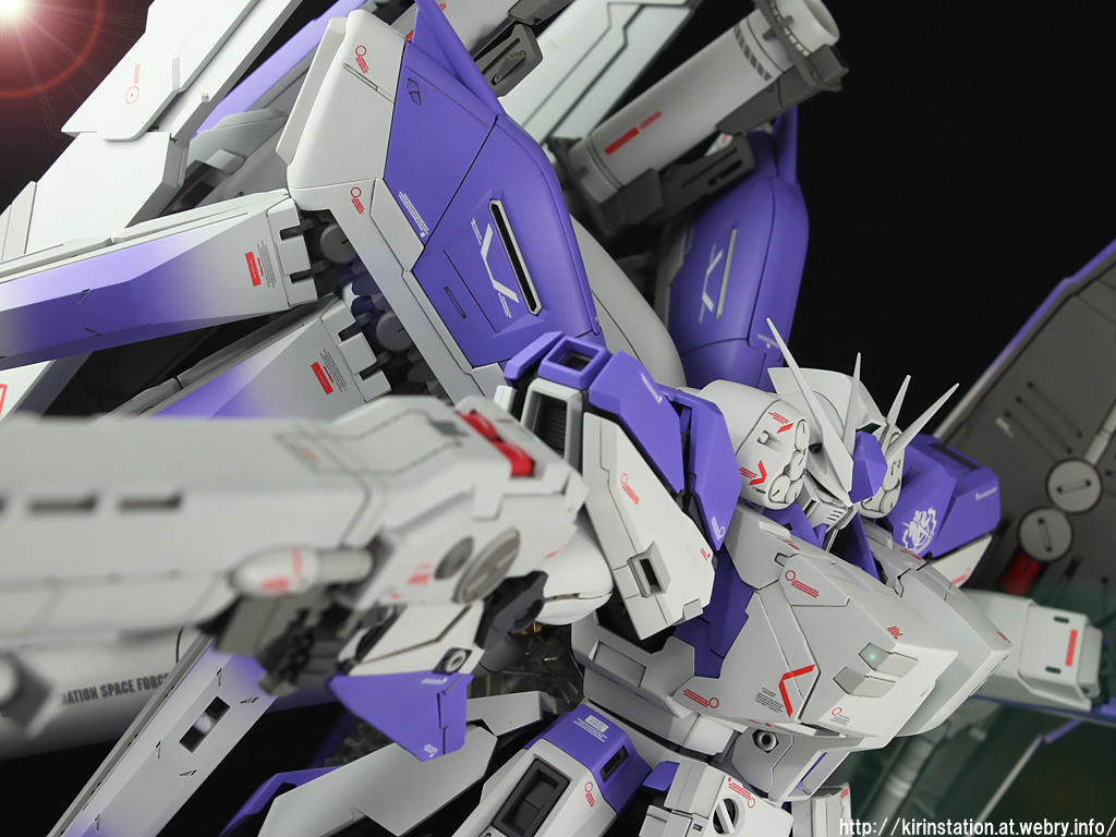 MG Hi-νガンダム Ver.Ka + H.W.S.拡張セット 完成PART2: KirinStation