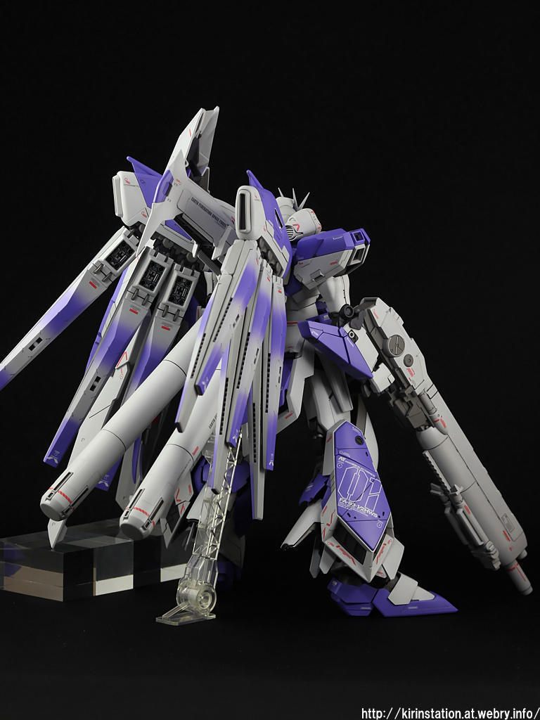 MG Hi-νガンダム Ver.Ka + H.W.S.拡張セット 完成PART2