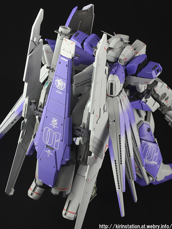 MG Hi-νガンダム Ver.Ka + H.W.S.拡張セット 完成PART2