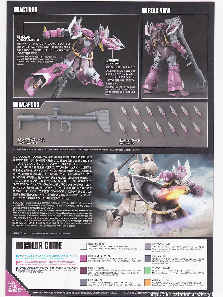 HGUC イフリート・シュナイド 製作（1）: KirinStation
