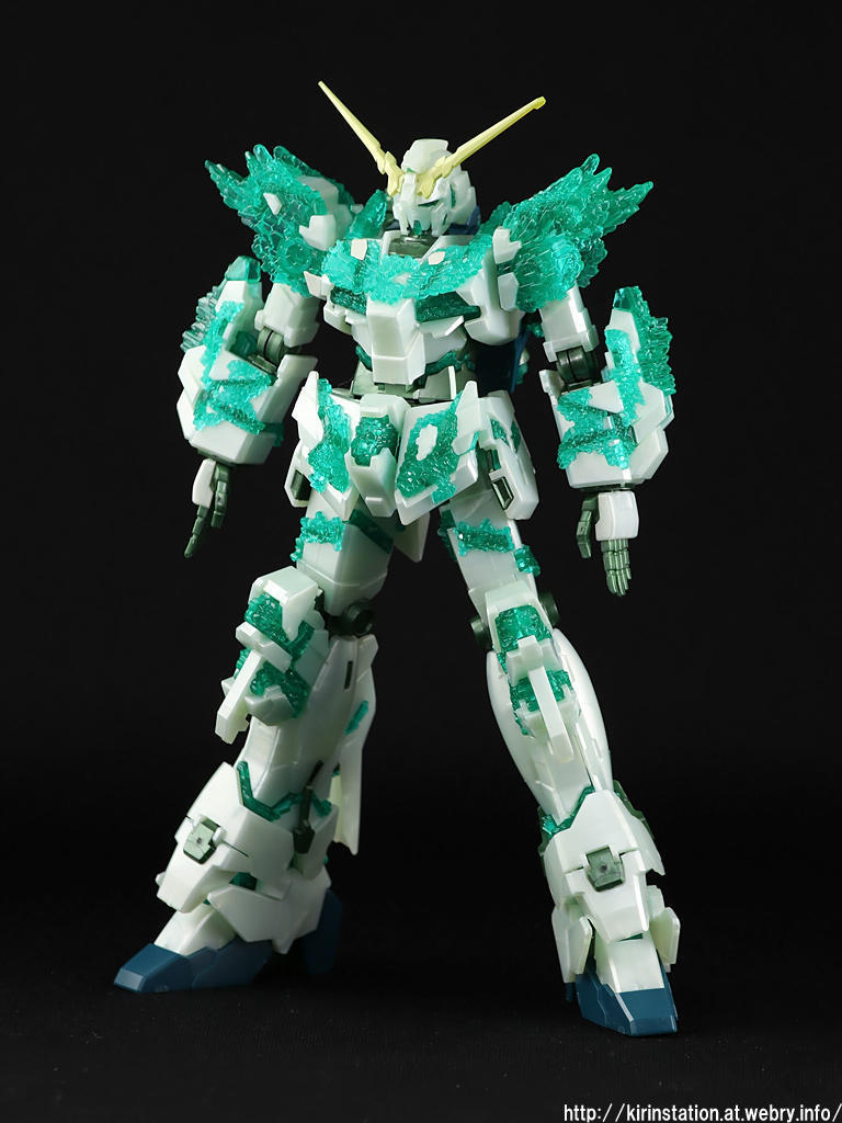 HGUC ユニコーンガンダム（光の結晶体） ガンダムベース限定 素組みレビュー: KirinStation