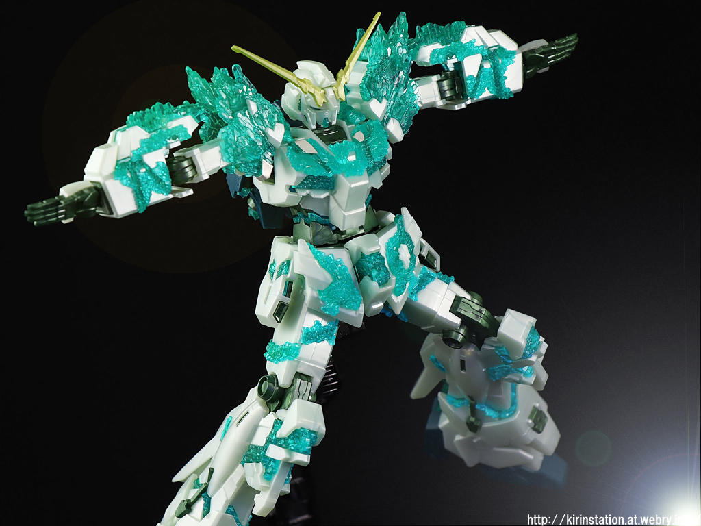 HGUC ユニコーンガンダム（光の結晶体） ガンダムベース限定 素組みレビュー: KirinStation