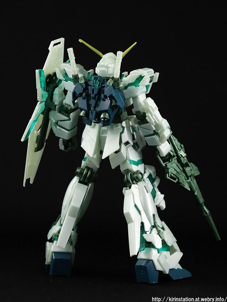 HGUC ユニコーンガンダム（光の結晶体） ガンダムベース限定 素組みレビュー: KirinStation