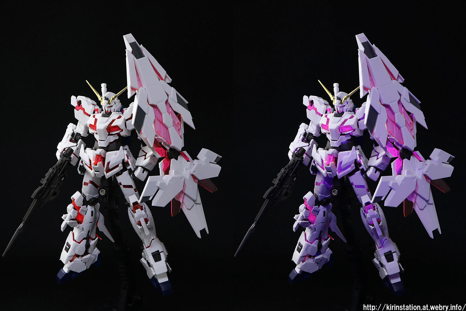 RG ユニコーンガンダム（バンデシネVer.） 素組みレビュー: KirinStation