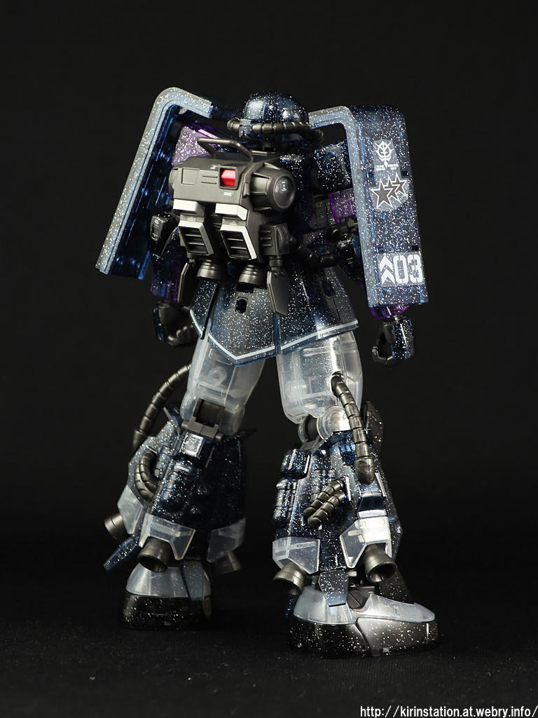 HG 高機動型ザクII 劇場限定 リミテッドクリアVer. 素組み