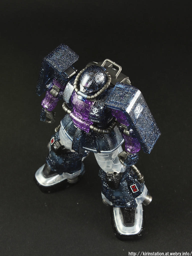HG 高機動型ザクII 劇場限定 リミテッドクリアVer. 素組み