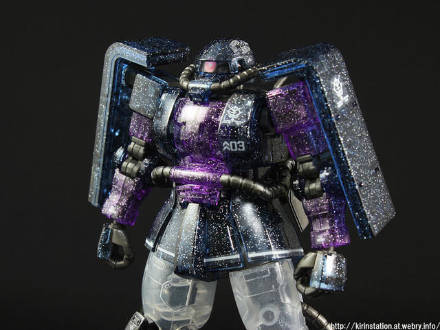 HG 高機動型ザクII 劇場限定 リミテッドクリアVer. 素組み