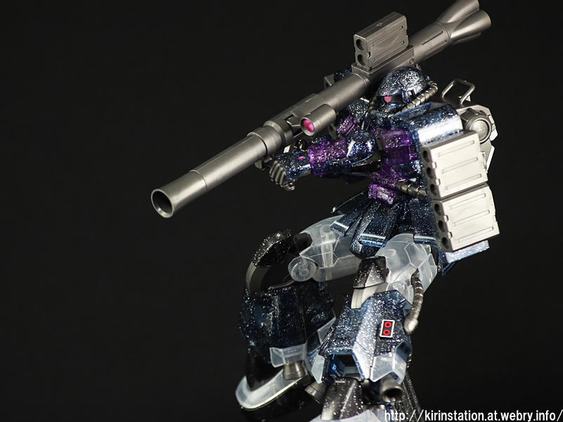HG 高機動型ザクII 劇場限定 リミテッドクリアVer. 素組み HG 高機動型ザクII 劇場限定 リミテッドクリアVer. 素組み
