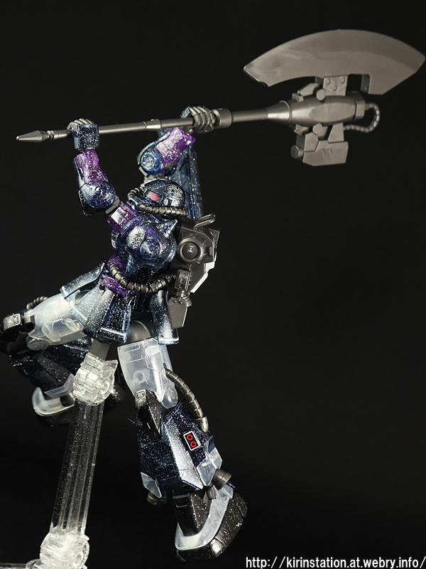HG 高機動型ザクII 劇場限定 リミテッドクリアVer. 素組み