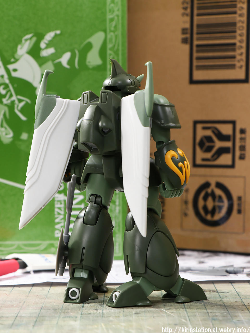 スーパーミニプラ 機甲界ガリアン 飛甲兵ウィンガル 製作（2