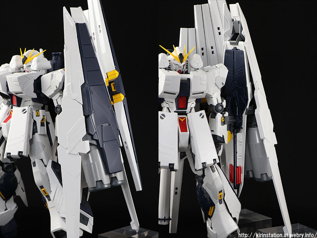 MG νガンダム Ver.Ka用 HWS拡張セット 素組みレビュー: KirinStation