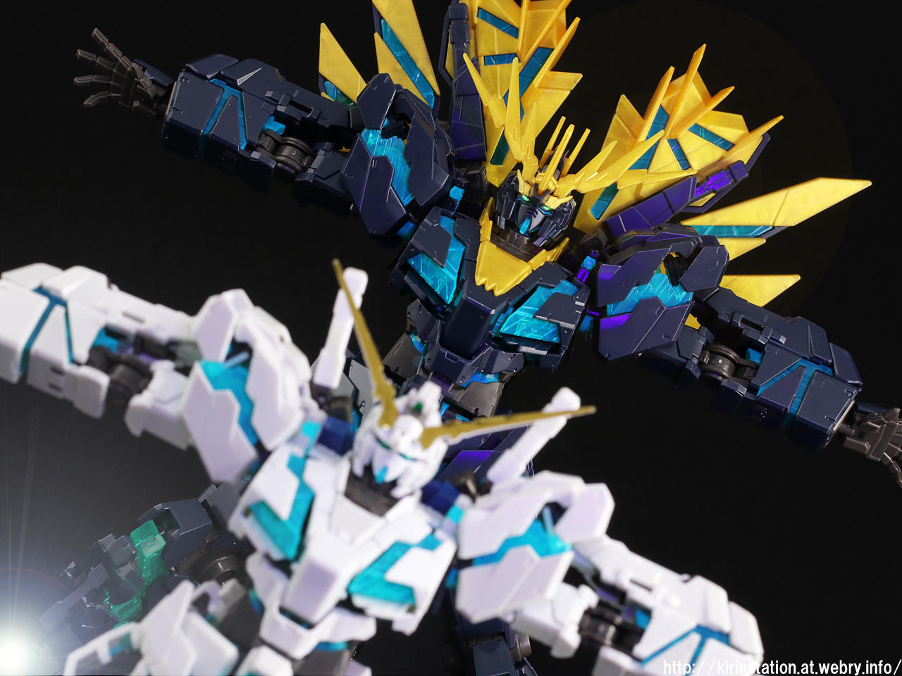 RG ユニコーンガンダム2号機 バンシィ・ノルン（最終決戦仕様） 素組み