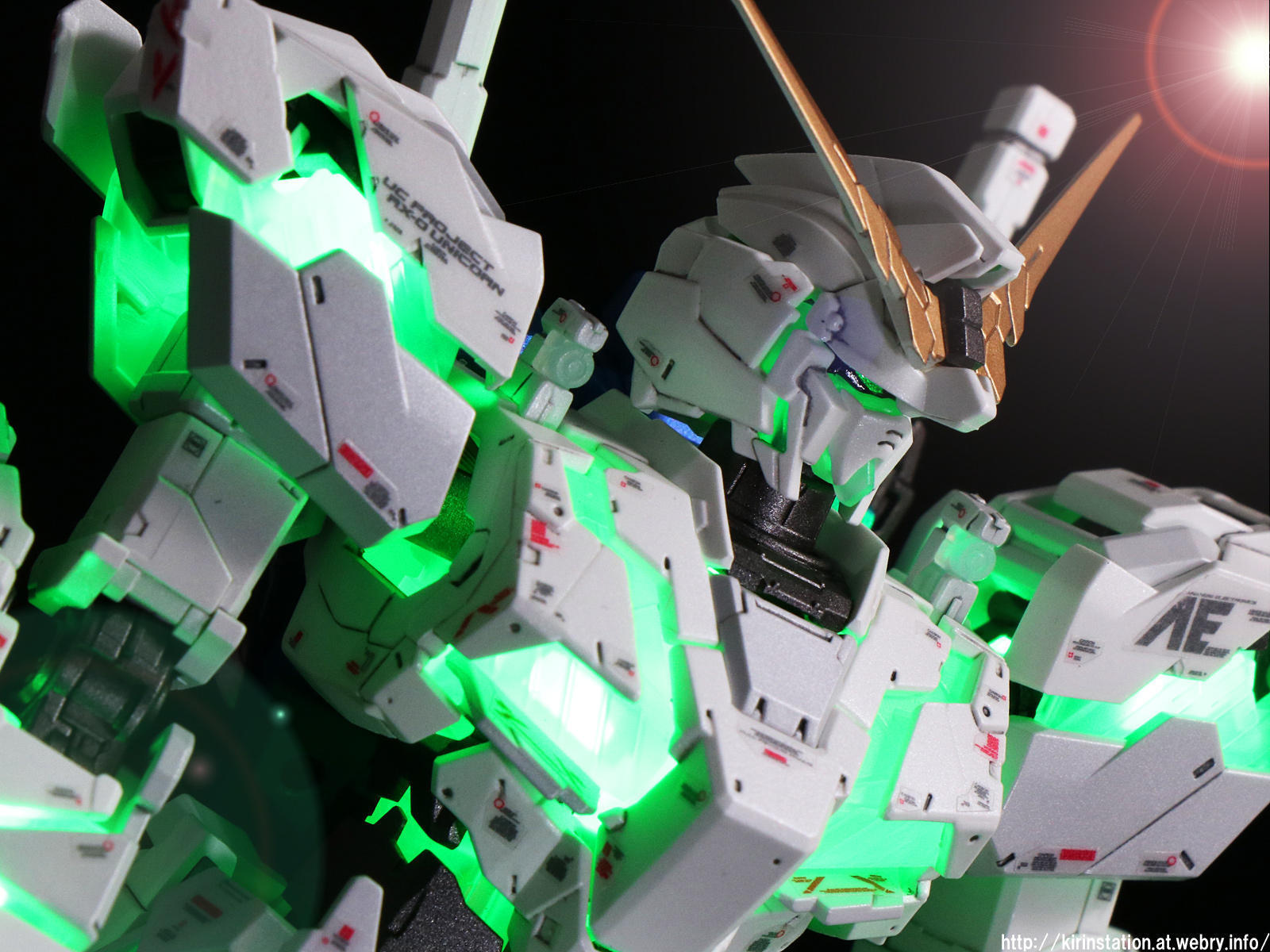 RG ユニコーンガンダム Ver.TWC [LIGHTING MODEL] 完成: KirinStation