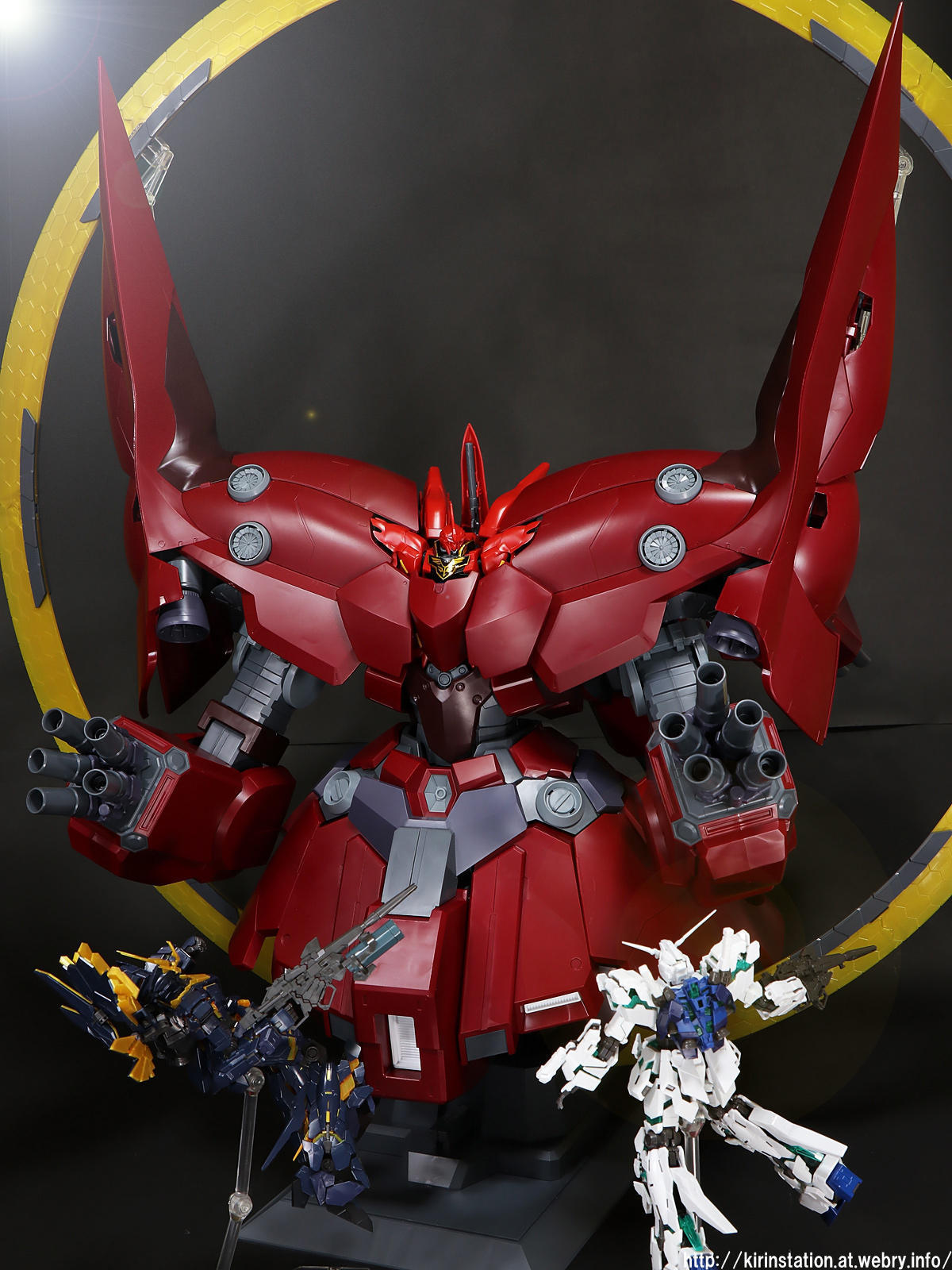 ガンプラ HG ネオジオング 完成品 NZ-999 サイコシャード付属 - プラモデル