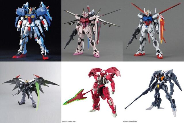 HG デスティニー&ゼウスシルエット+RG アカツキ&オプションセット RG